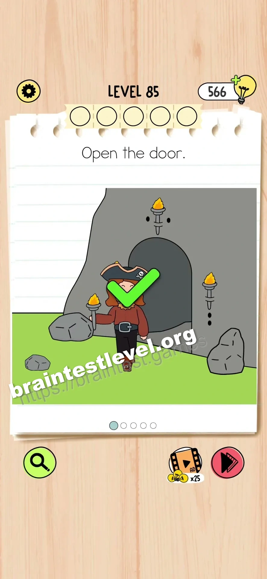 Brain Test 5 Level 85 scene 1 step 2