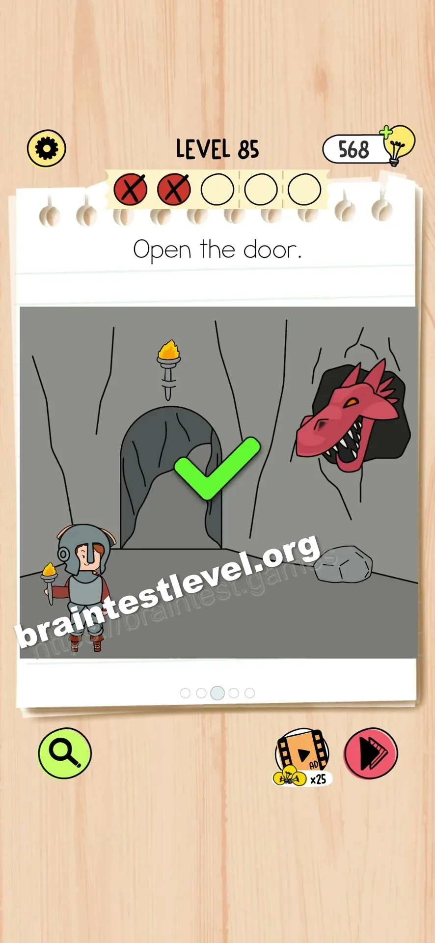 Brain Test 5 Level 85 scene 3 step 2