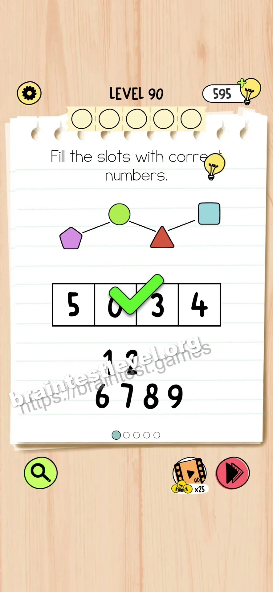 Brain Test 5 Level 90 scene 1 step 2