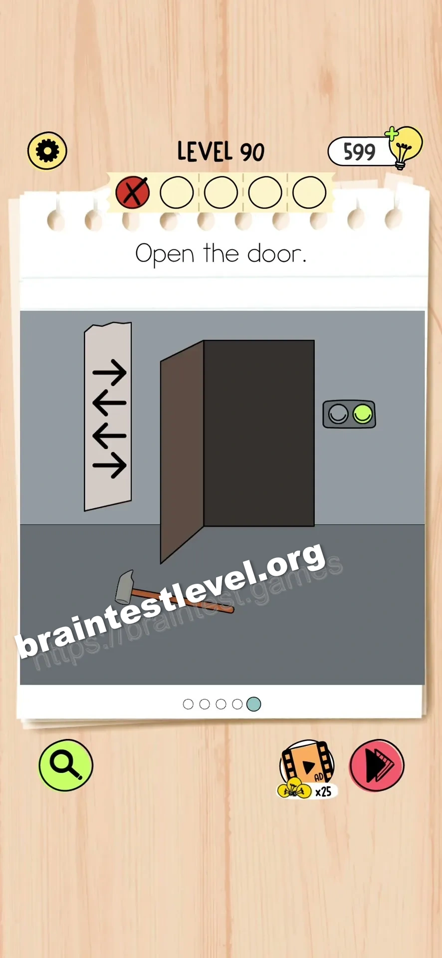 Brain Test 5 Level 90 scene 5 step 1