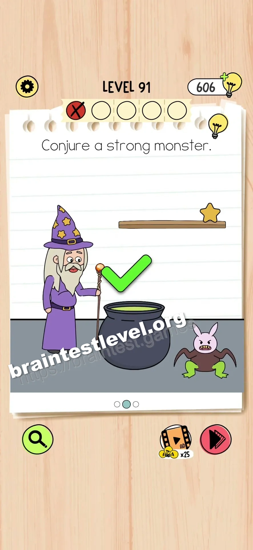 Brain Test 5 Level 91 scene 2 step 2