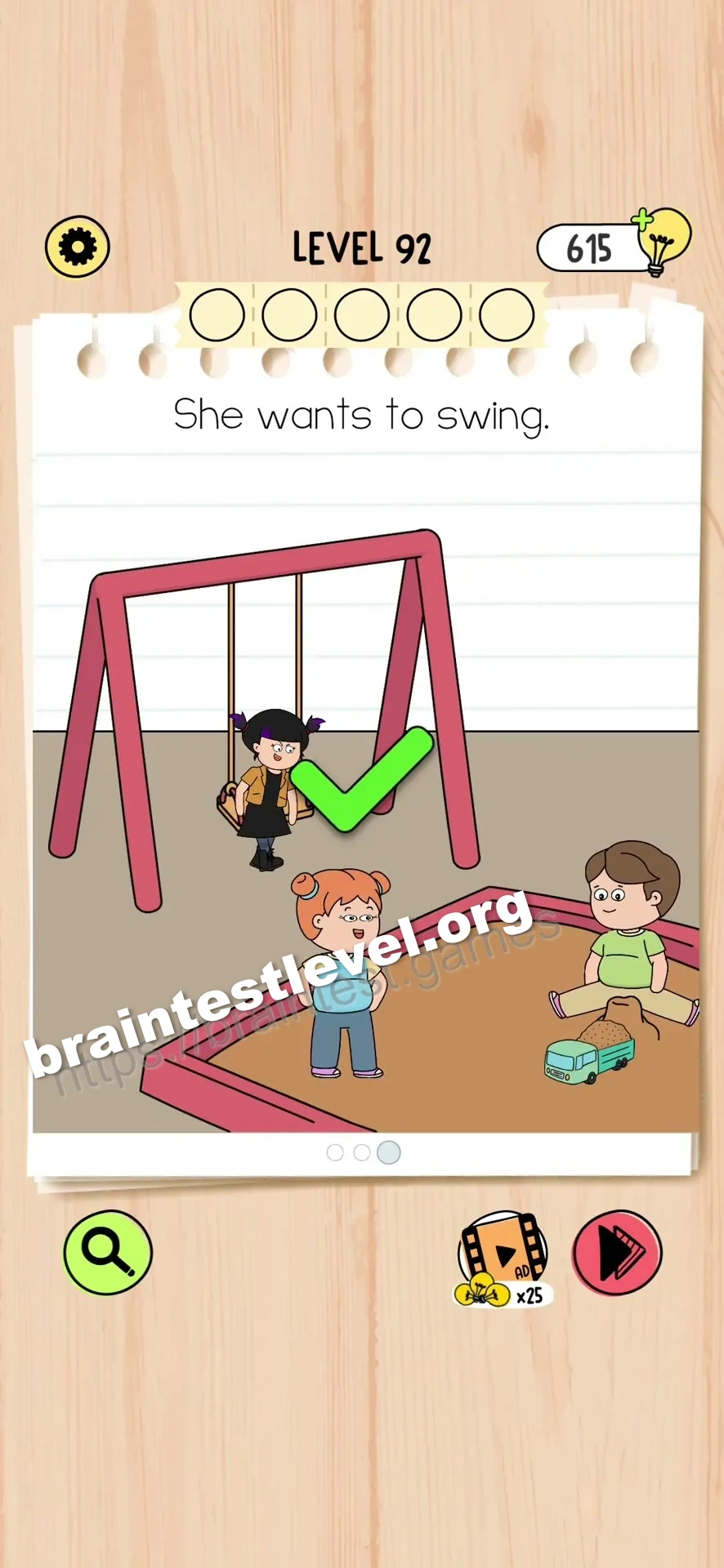 Brain Test 5 Level 92 scene 3 step 2