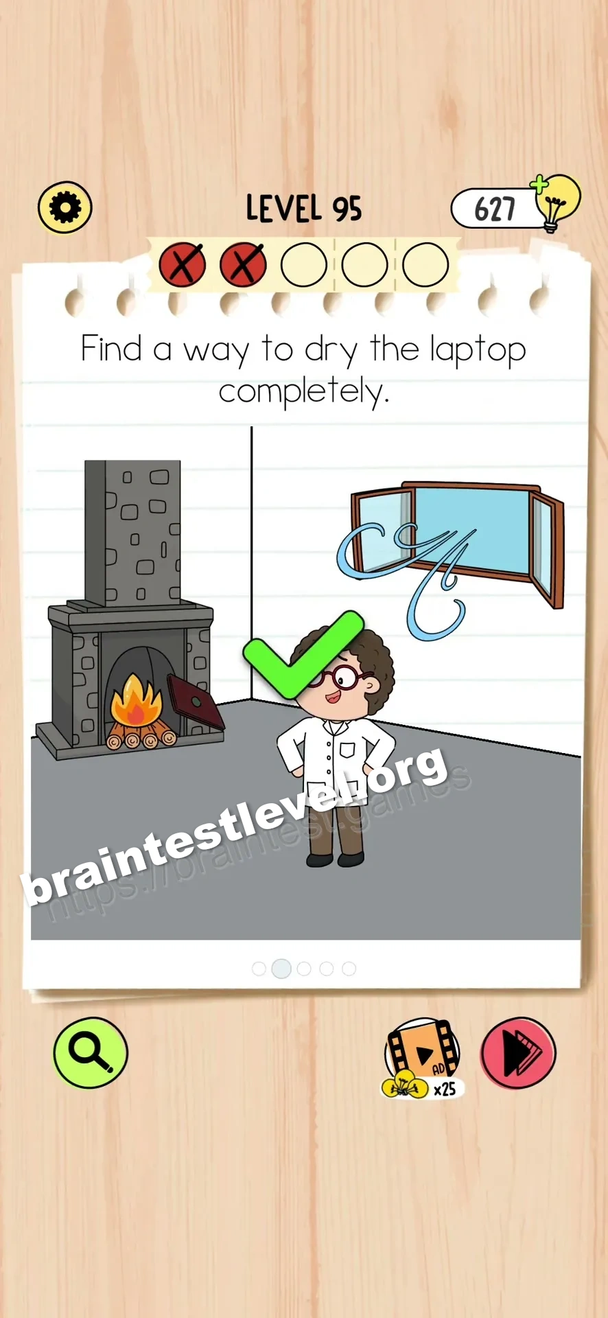 Brain Test 5 Level 95 scene 2 step 2
