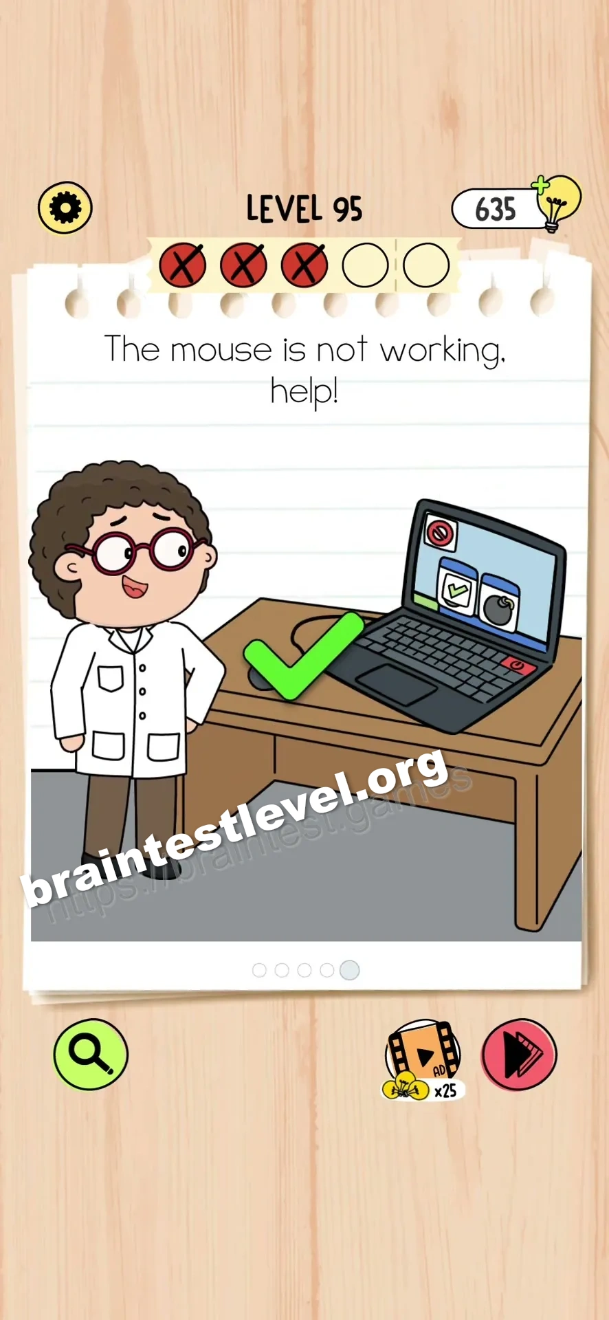 Brain Test 5 Level 95 scene 5 step 2