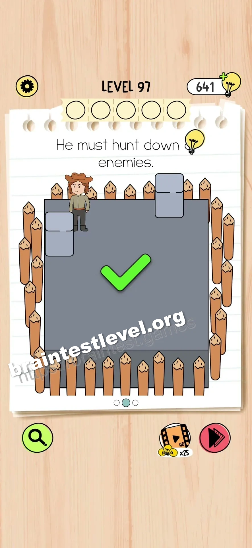 Brain Test 5 Level 97 scene 2 step 2