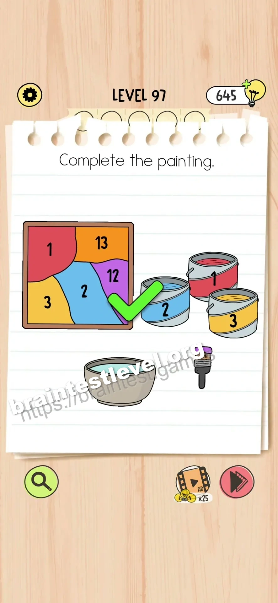 Brain Test 5 Level 97 scene 3 step 2