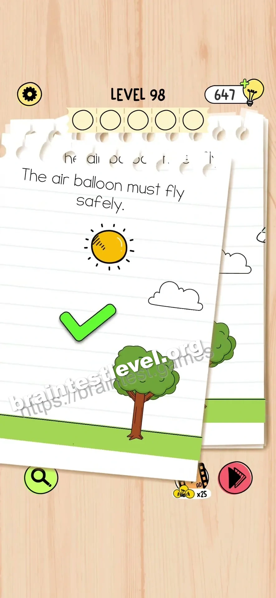 Brain Test 5 Level 98 scene 1 step 2