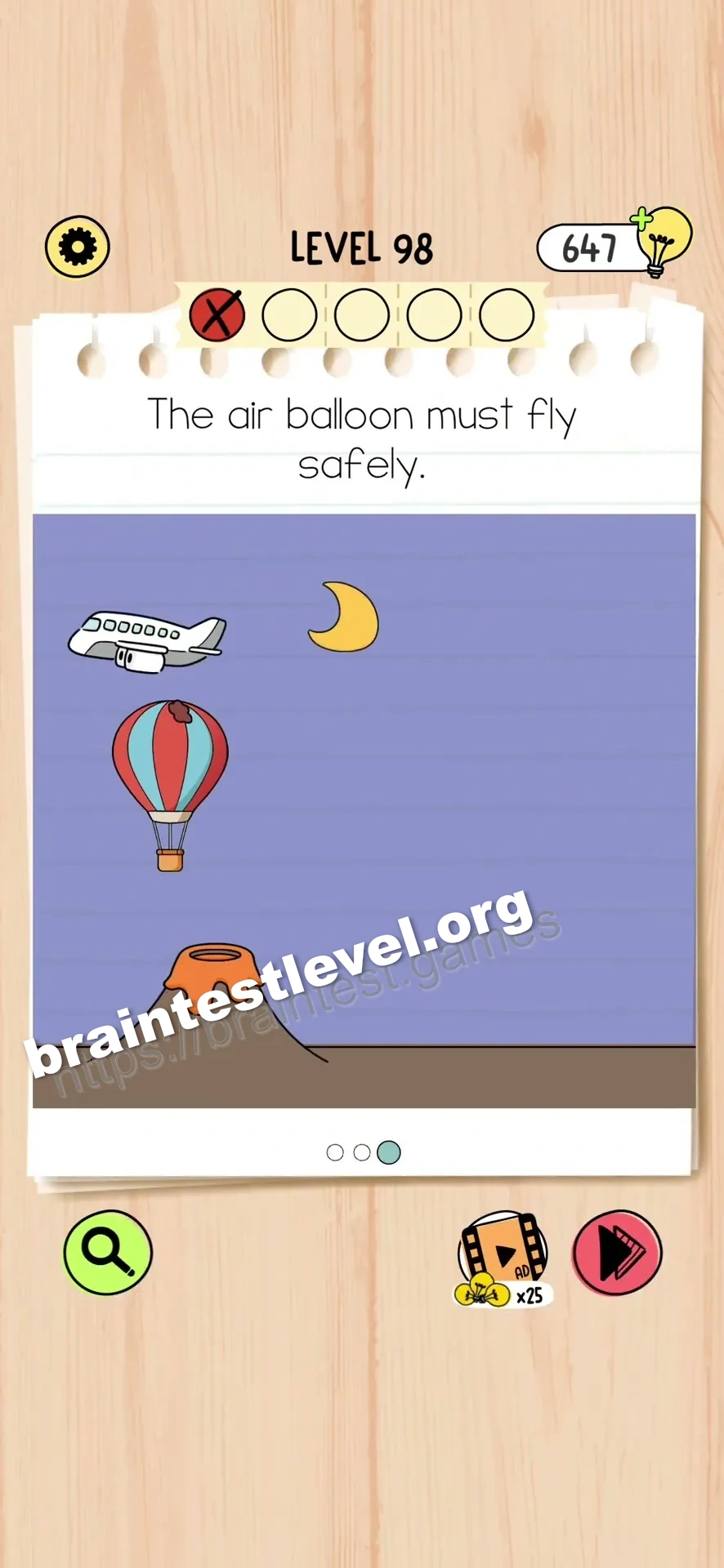 Brain Test 5 Level 98 scene 3 step 1