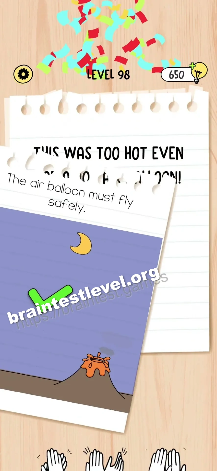 Brain Test 5 Level 98 scene 3 step 2