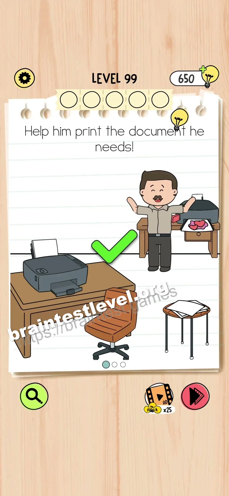Brain Test 5 Level 99 scene 1 step 2