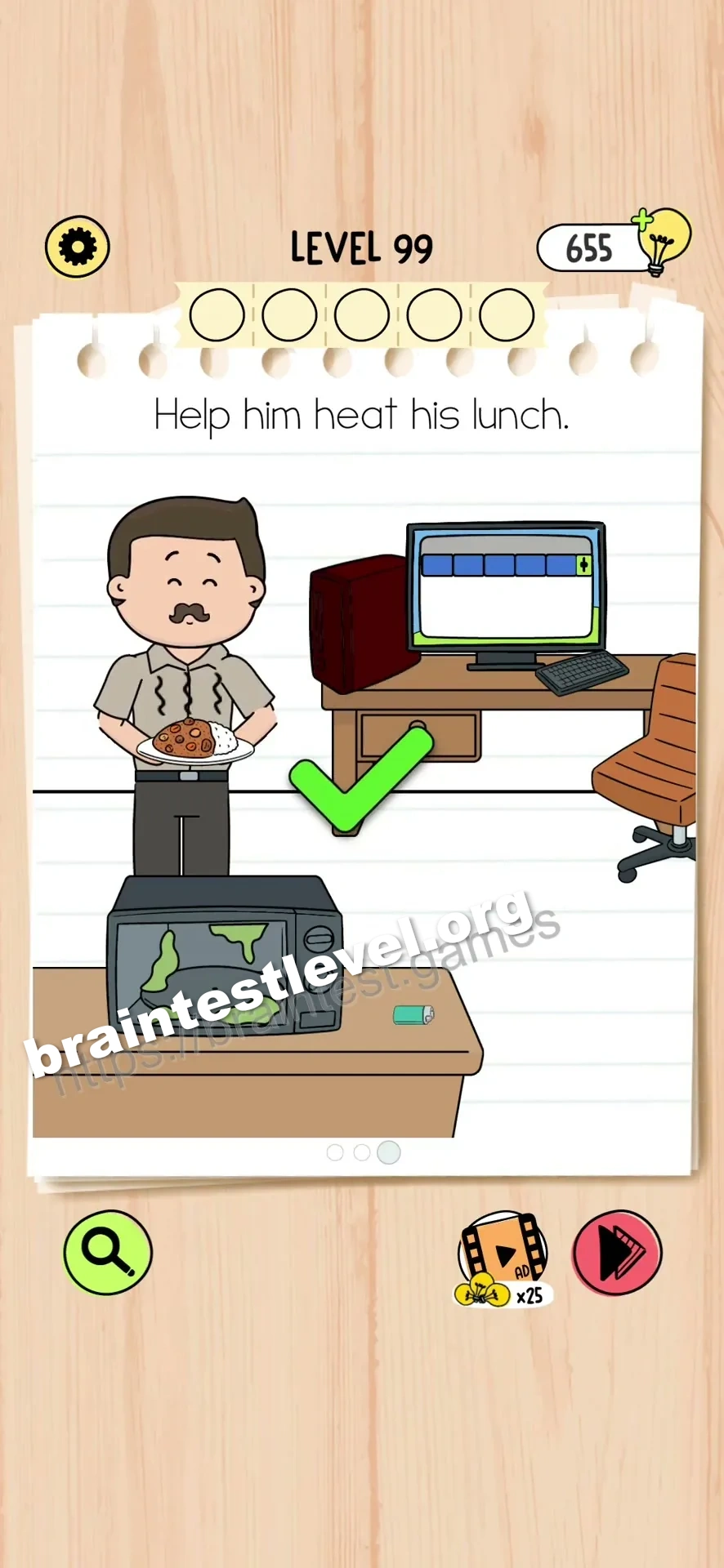 Brain Test 5 Level 99 scene 3 step 2