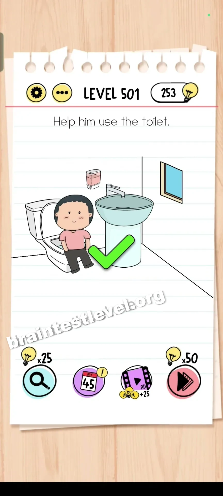 Brain Test Level 501 screenshot 2