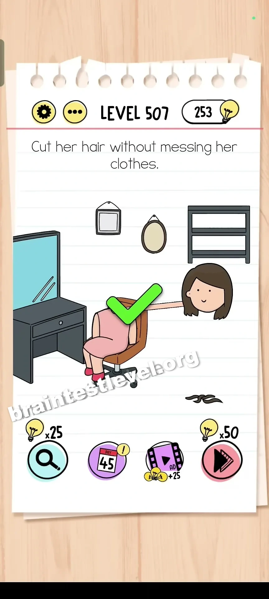 Brain Test Level 507 screenshot 2
