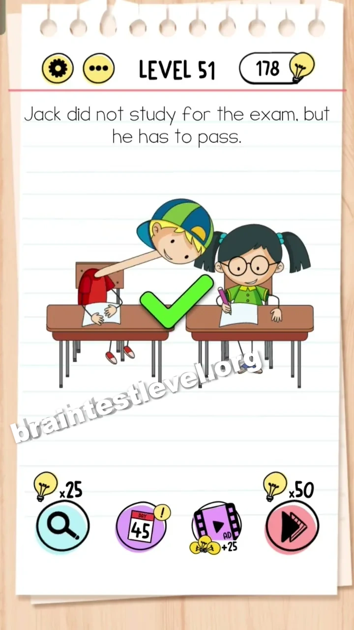 Brain Test Level 51 screenshot 2