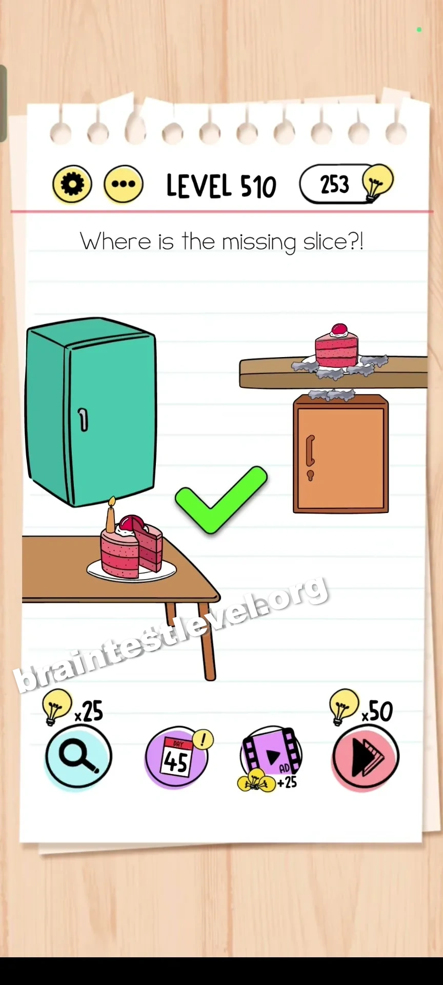 Brain Test Level 510 screenshot 2