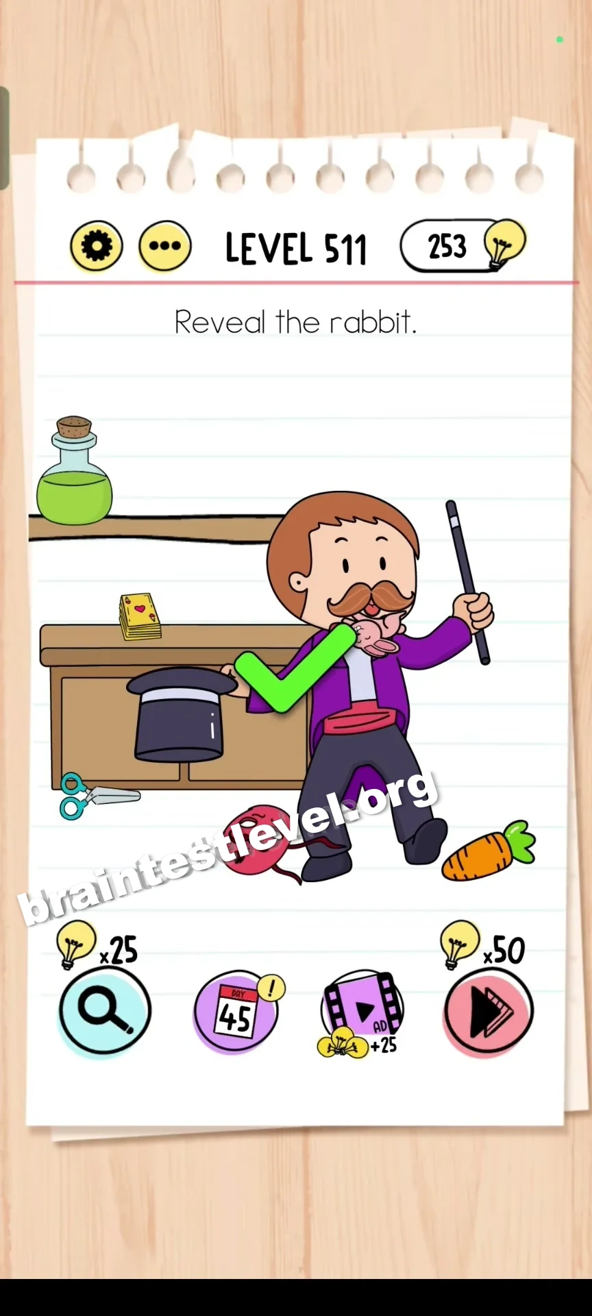 Brain Test Level 511 screenshot 2