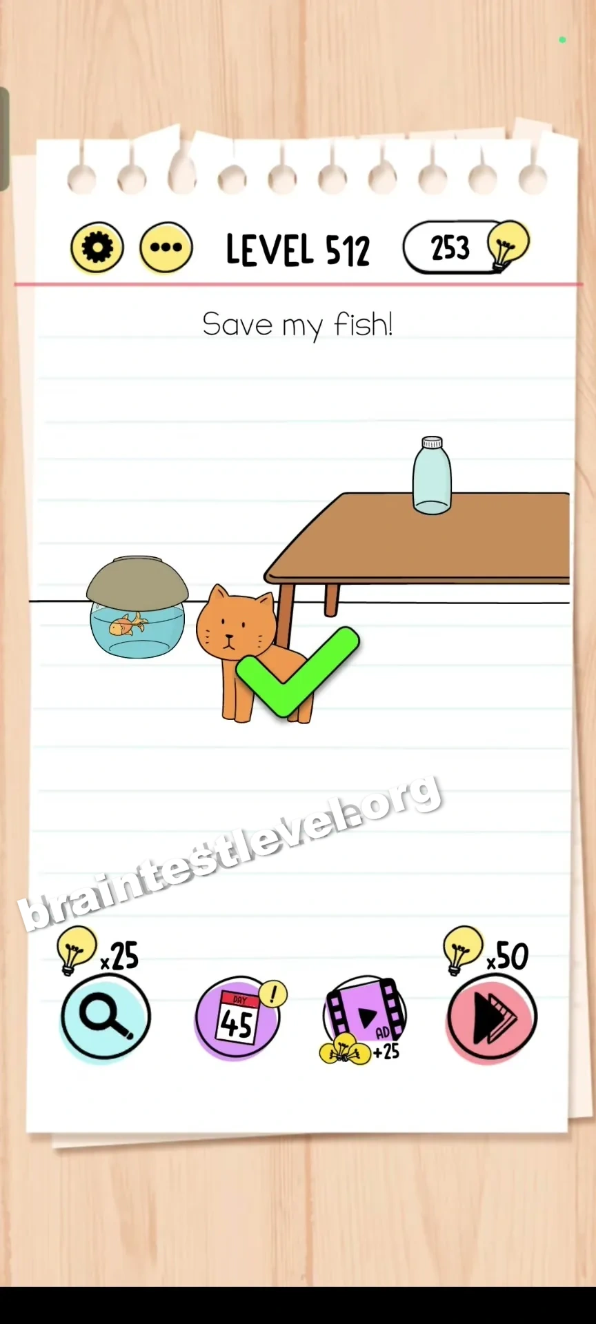 Brain Test Level 512 screenshot 2