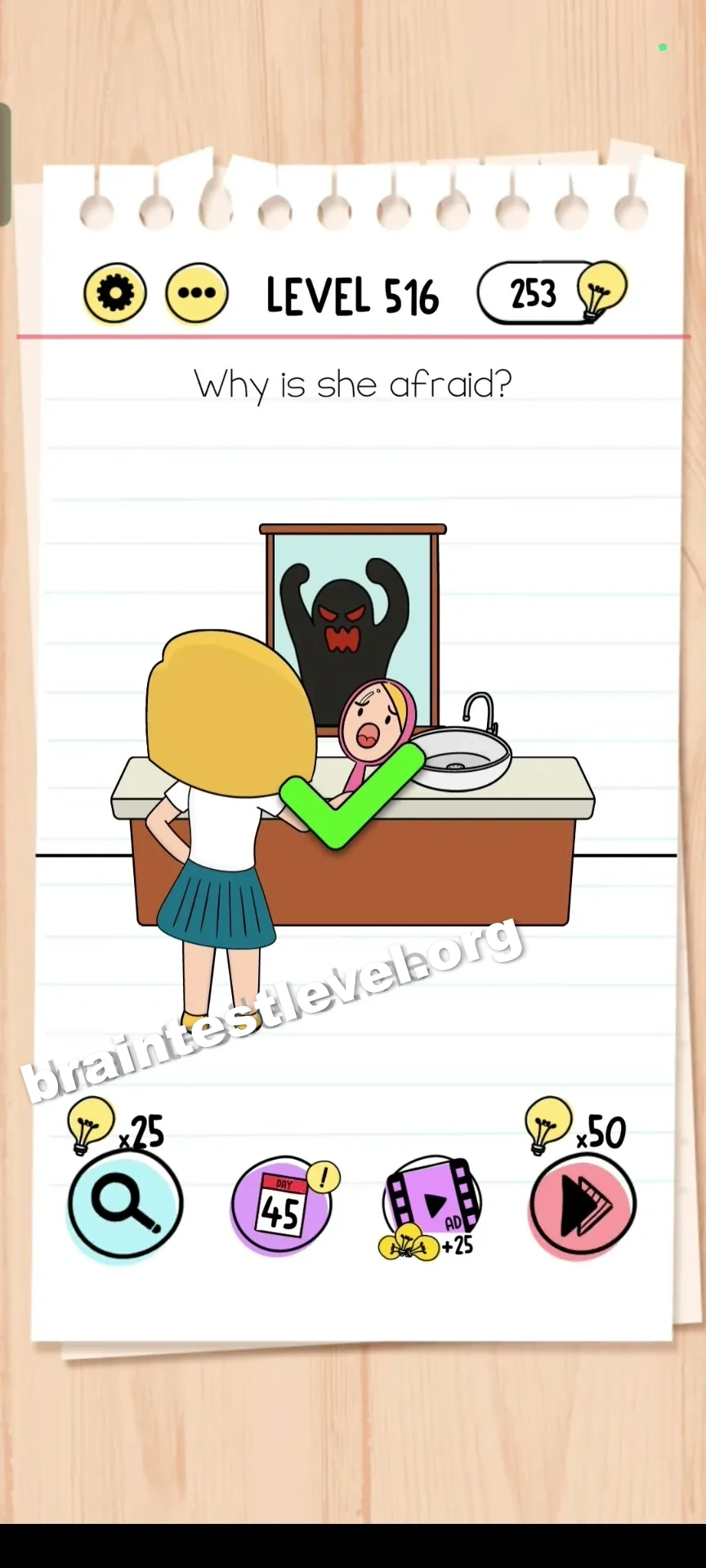 Brain Test Level 516 screenshot 2