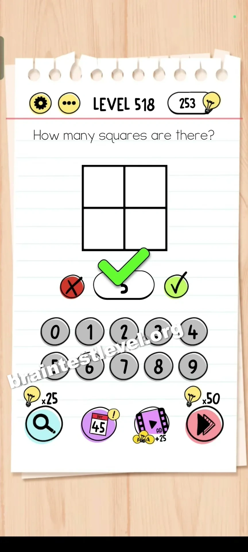 Brain Test Level 518 screenshot 2