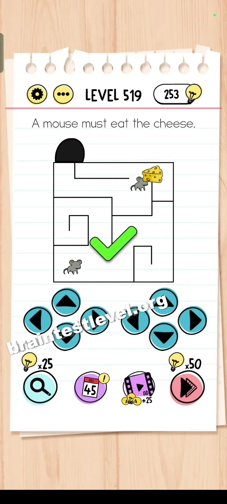 Brain Test Level 519 screenshot 2