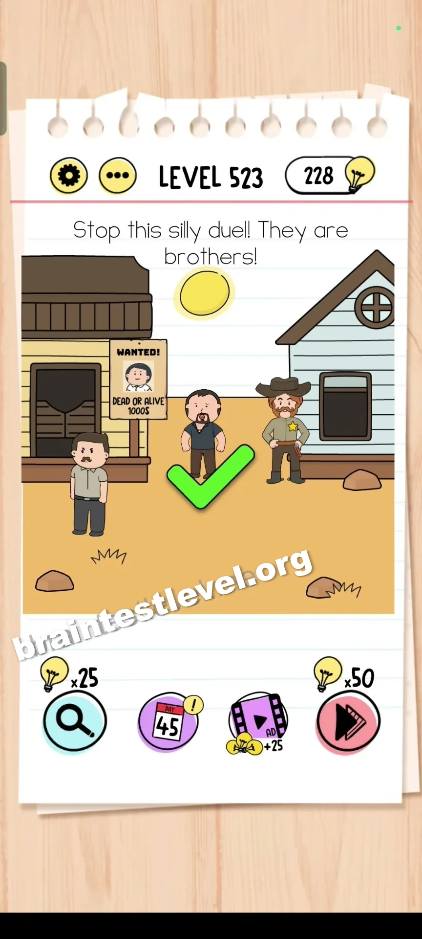 Brain Test Level 523 screenshot 2