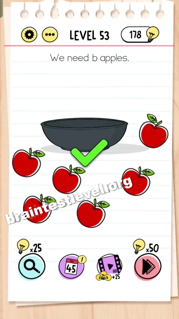 Brain Test Level 53 screenshot 2