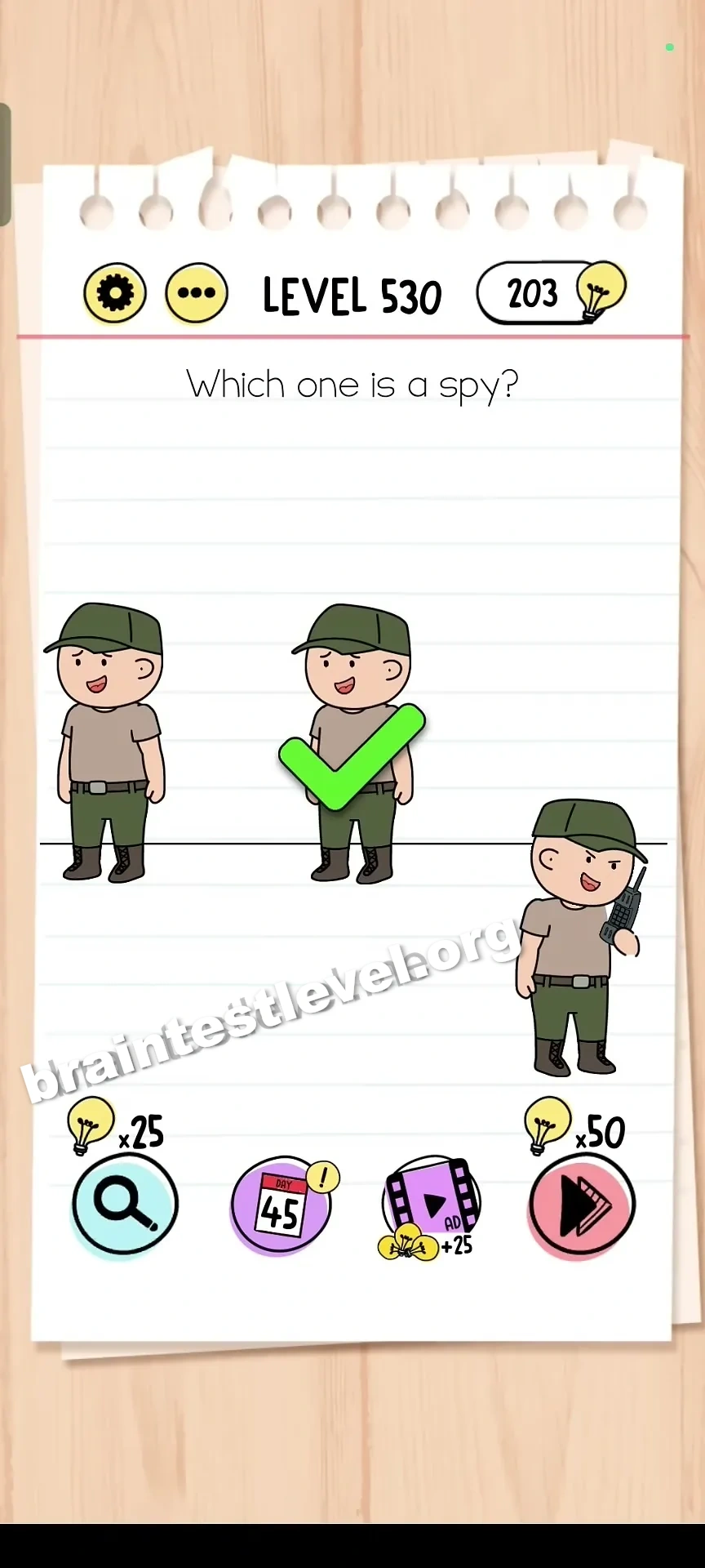 Brain Test Level 530 screenshot 2