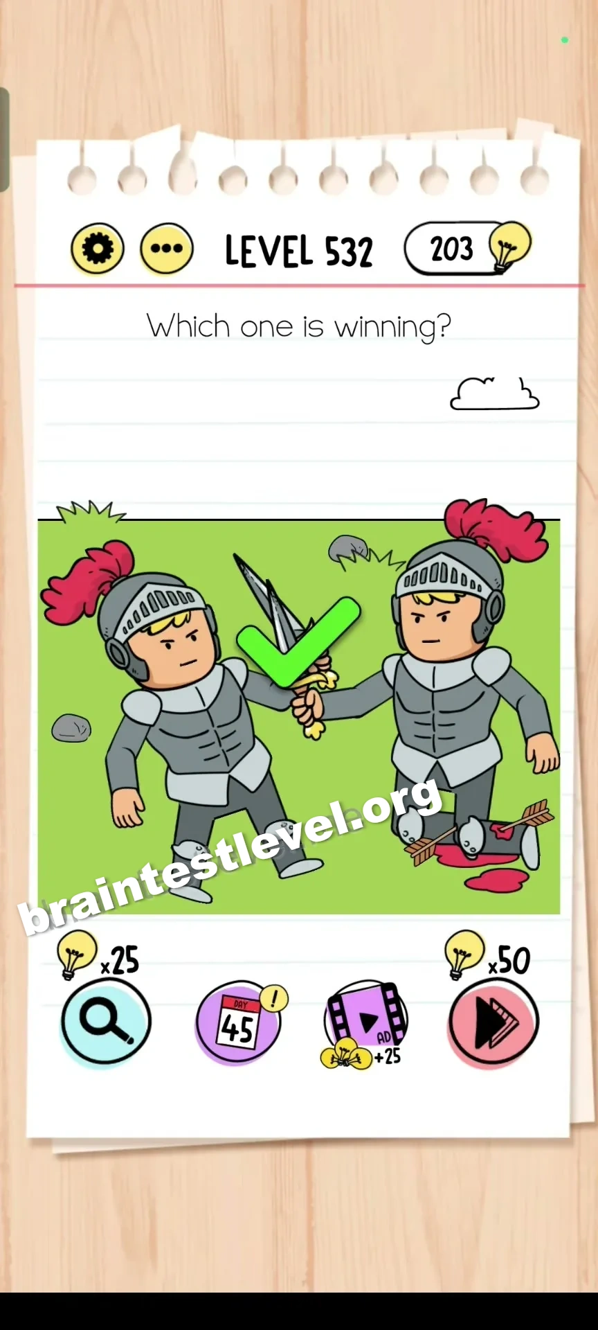 Brain Test Level 532 screenshot 2