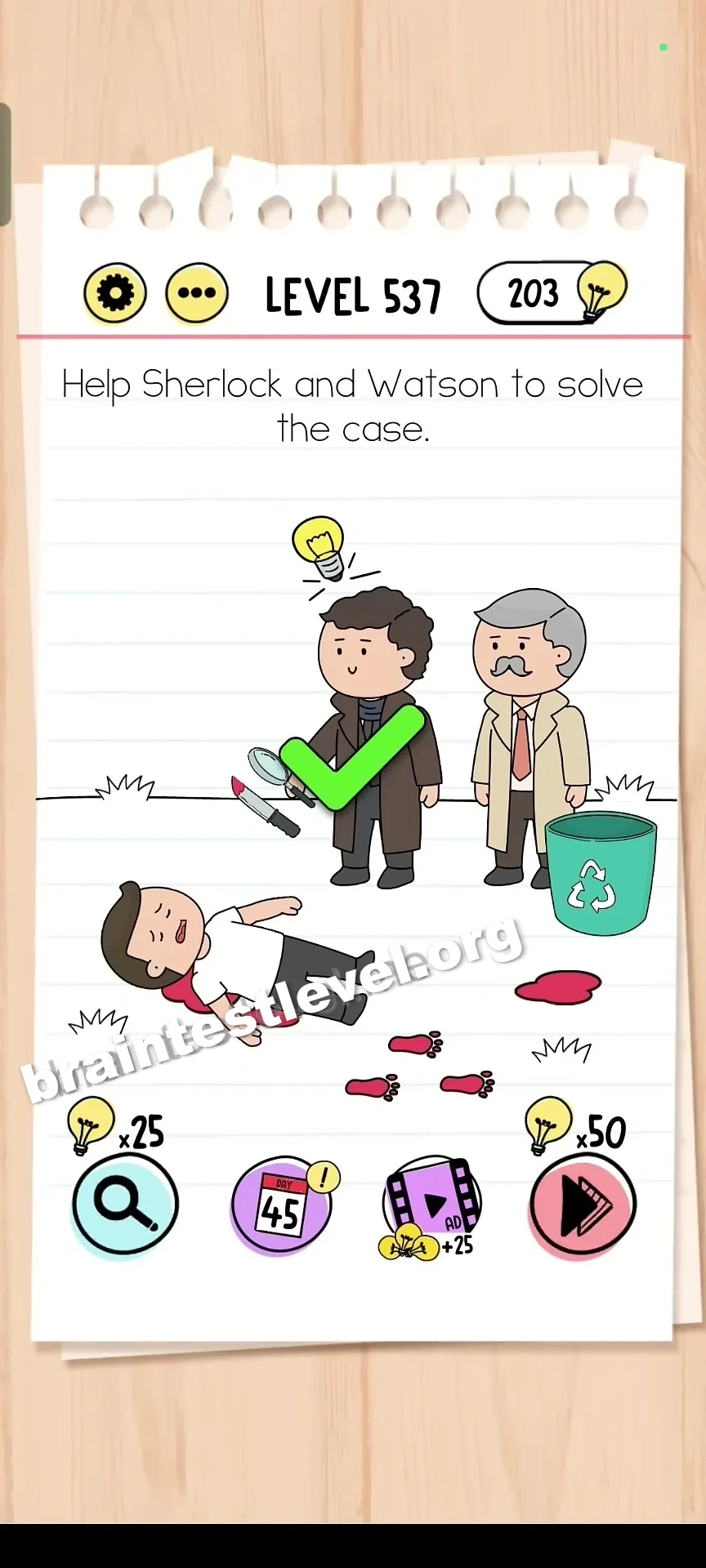Brain Test Level 537 screenshot 2