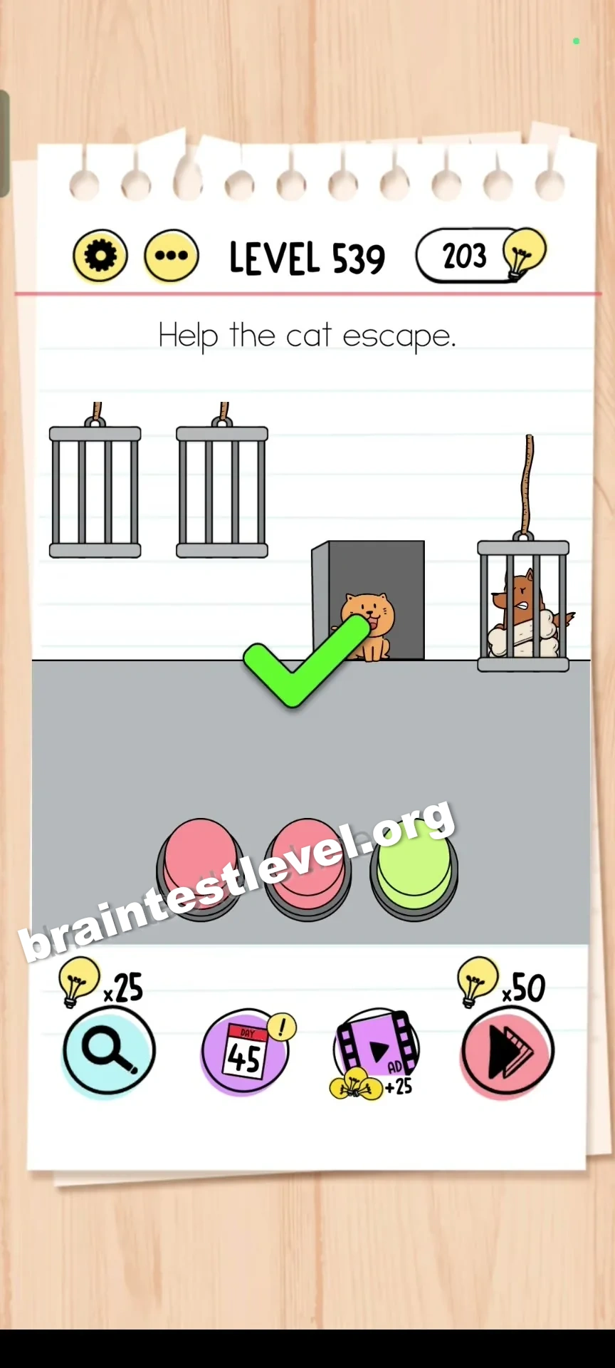 Brain Test Level 539 screenshot 2