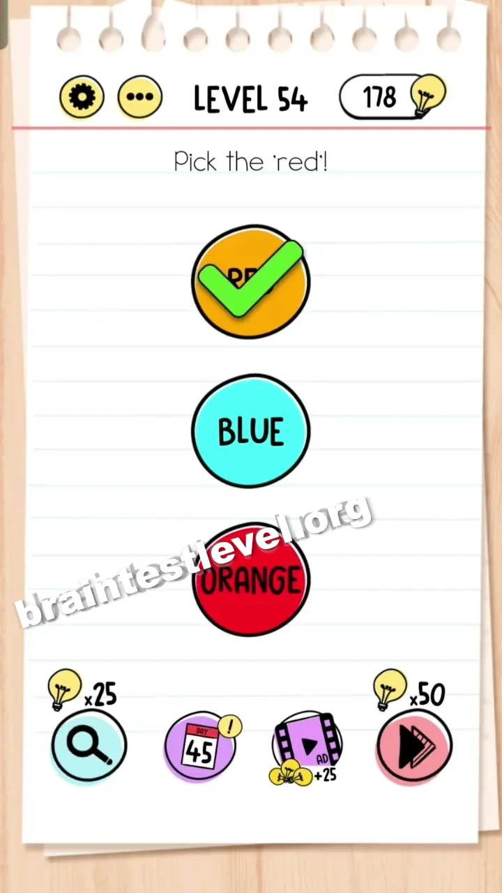 Brain Test Level 54 screenshot 2