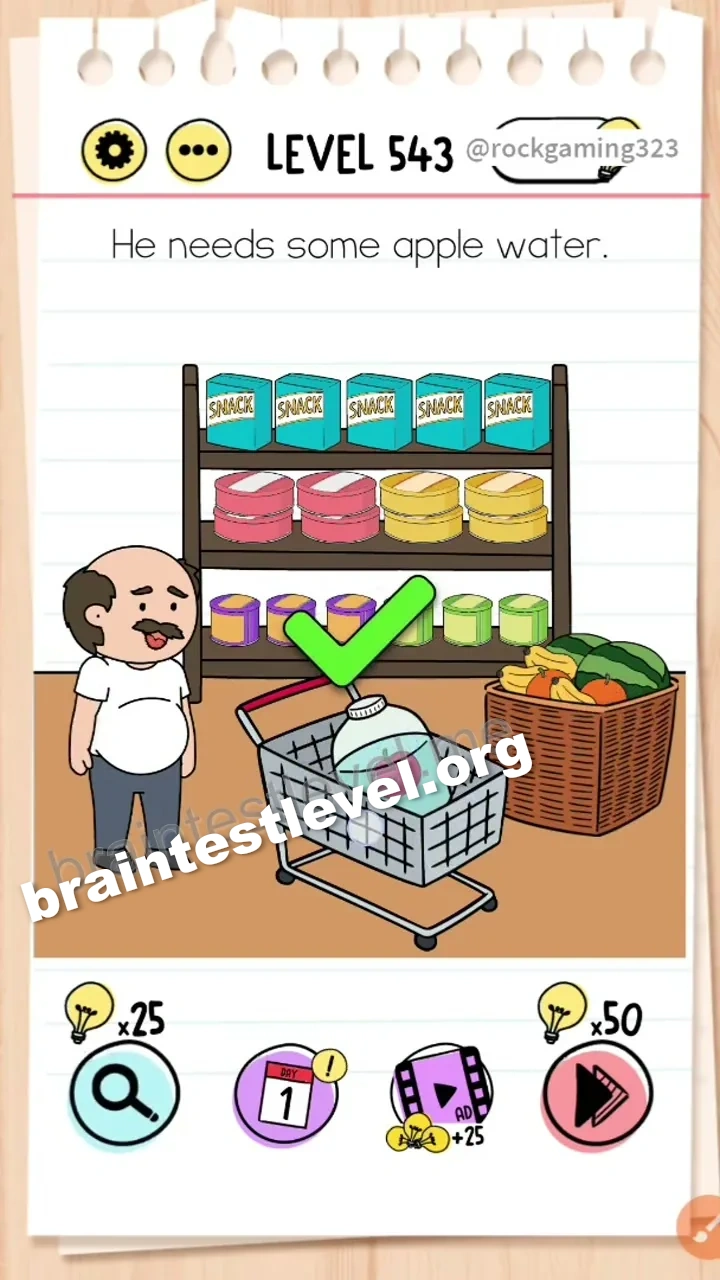 Brain Test Level 543 screenshot 2
