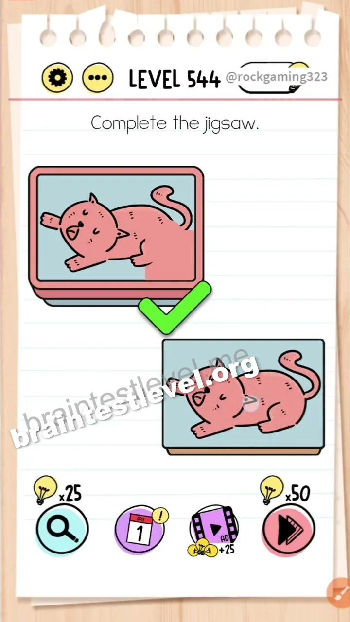 Brain Test Level 544 screenshot 2
