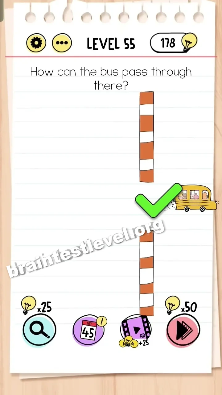 Brain Test Level 55 screenshot 2