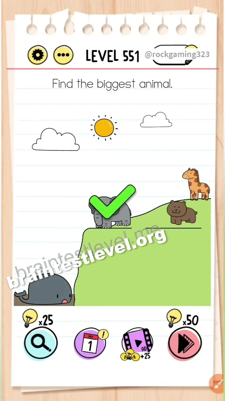 Brain Test Level 551 screenshot 2