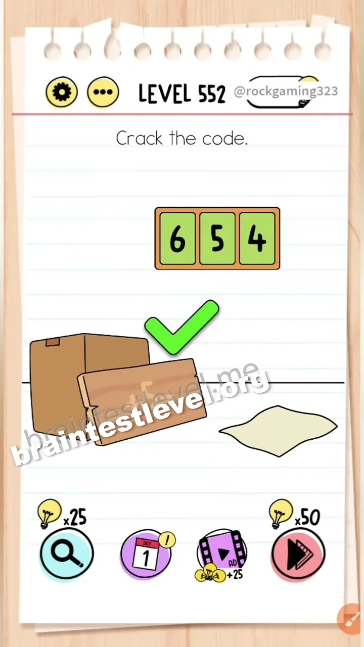 Brain Test Level 552 screenshot 2