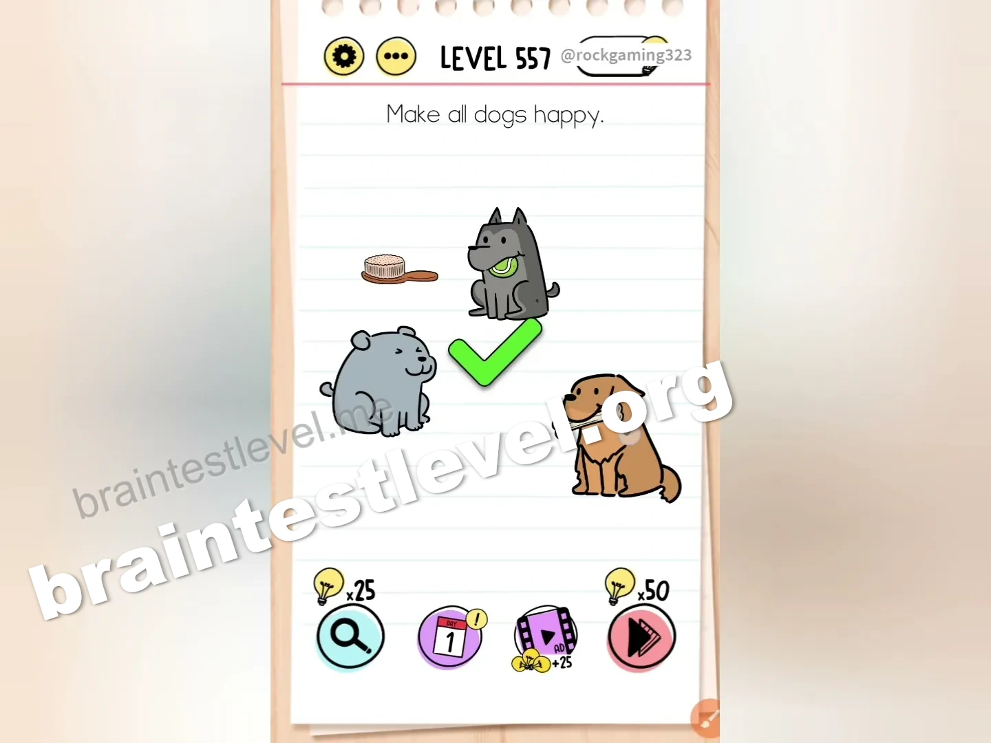 Brain Test Level 557 screenshot 2