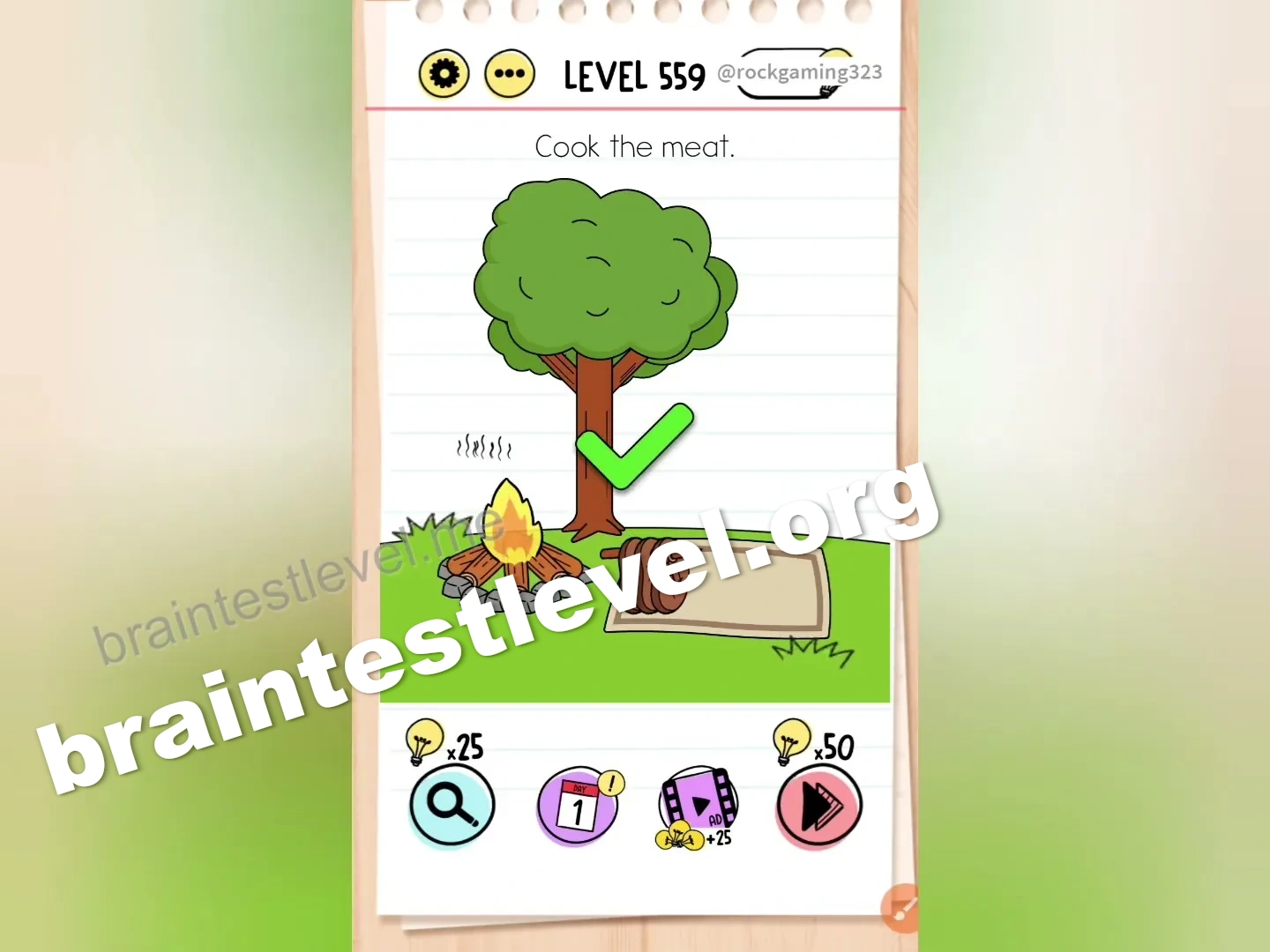 Brain Test Level 559 screenshot 2