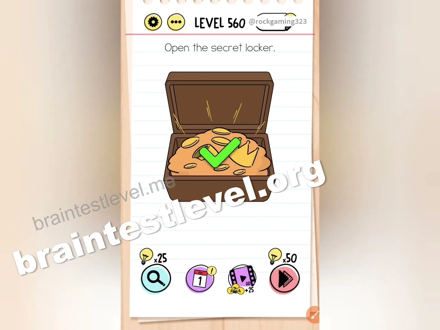Brain Test Level 560 screenshot 2