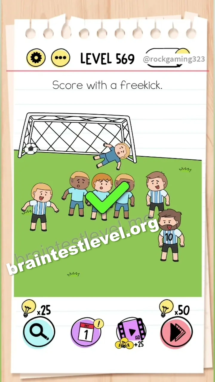 Brain Test Level 569 screenshot 2