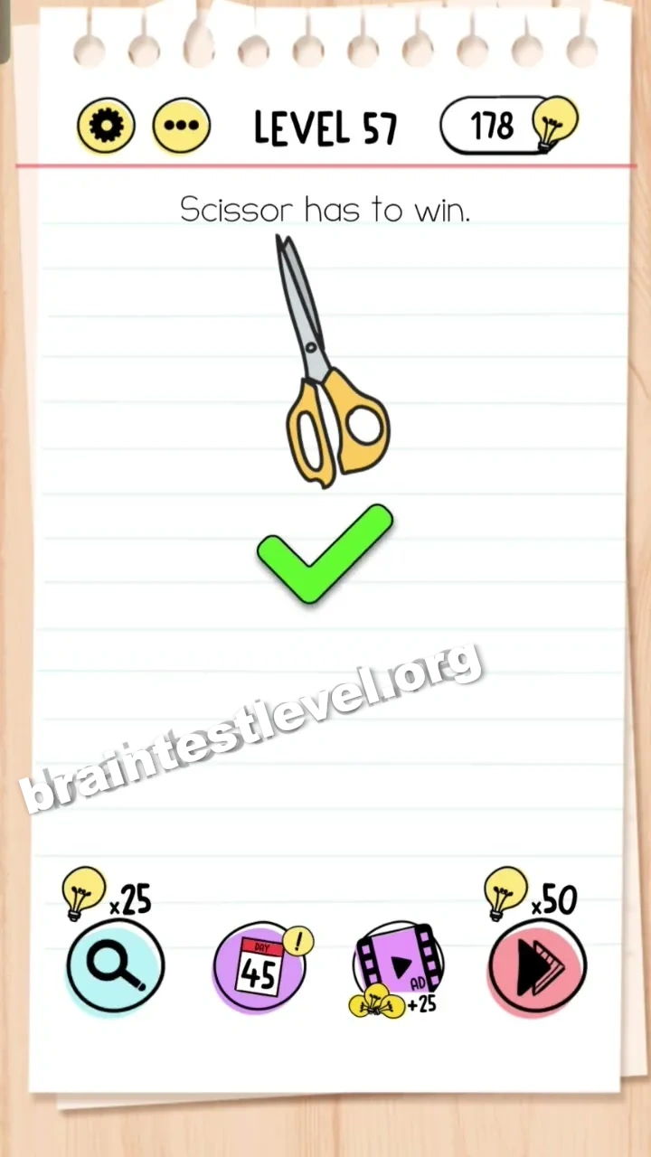 Brain Test Level 57 screenshot 2