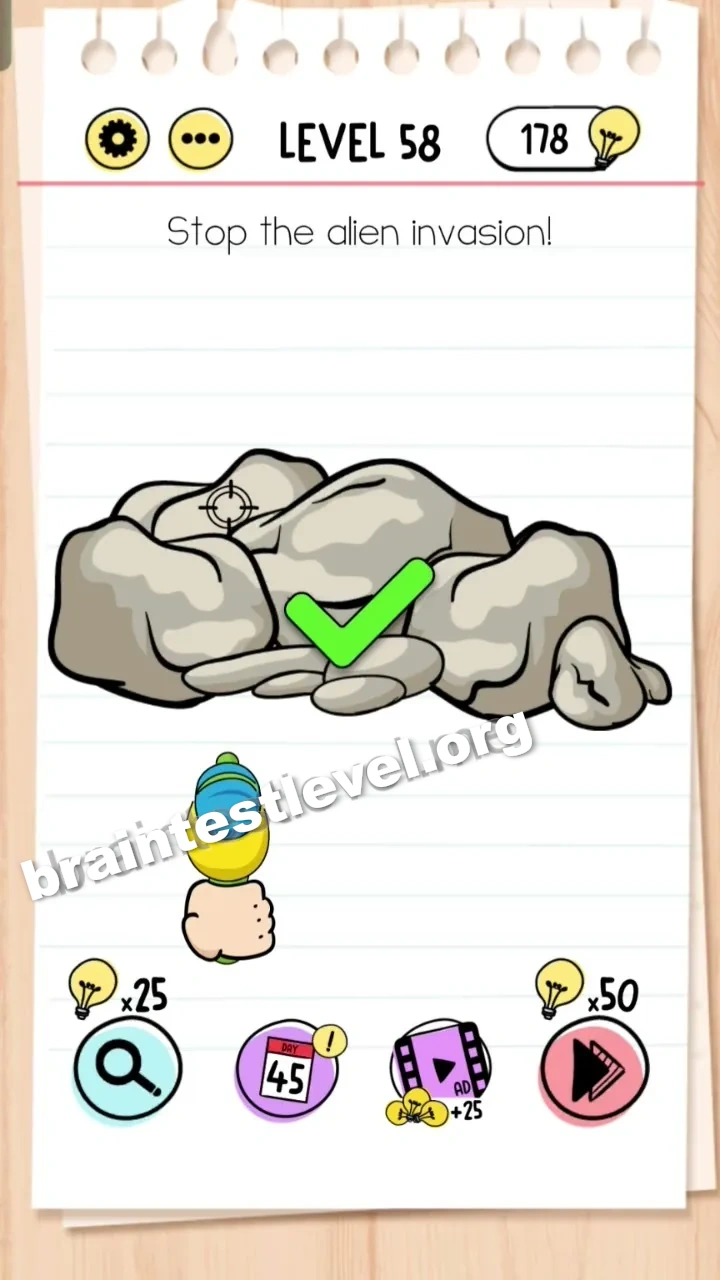 Brain Test Level 58 screenshot 2