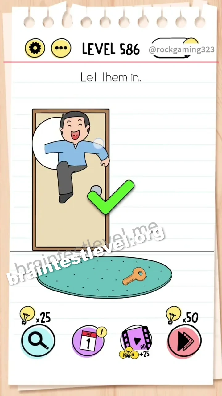 Brain Test Level 586 screenshot 2