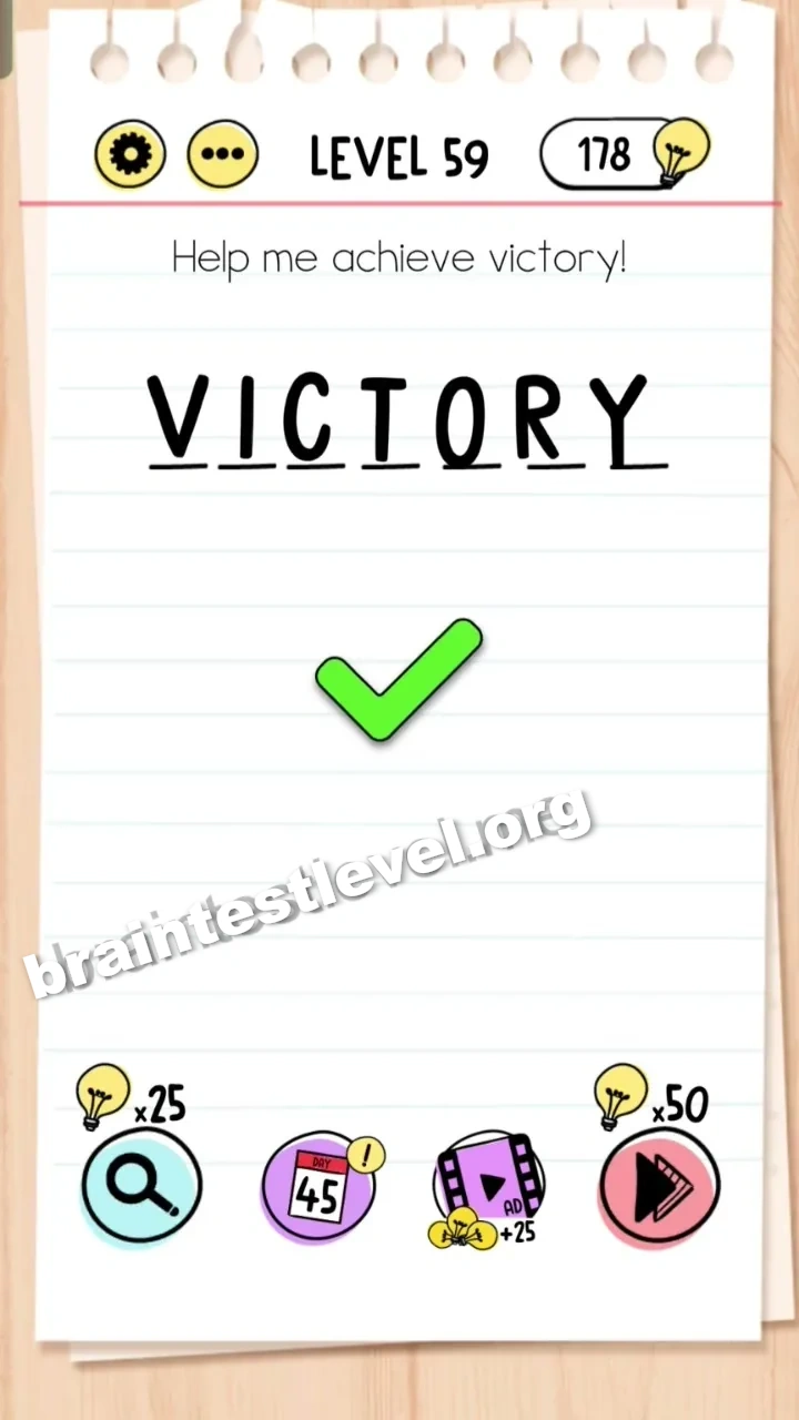 Brain Test Level 59 screenshot 2
