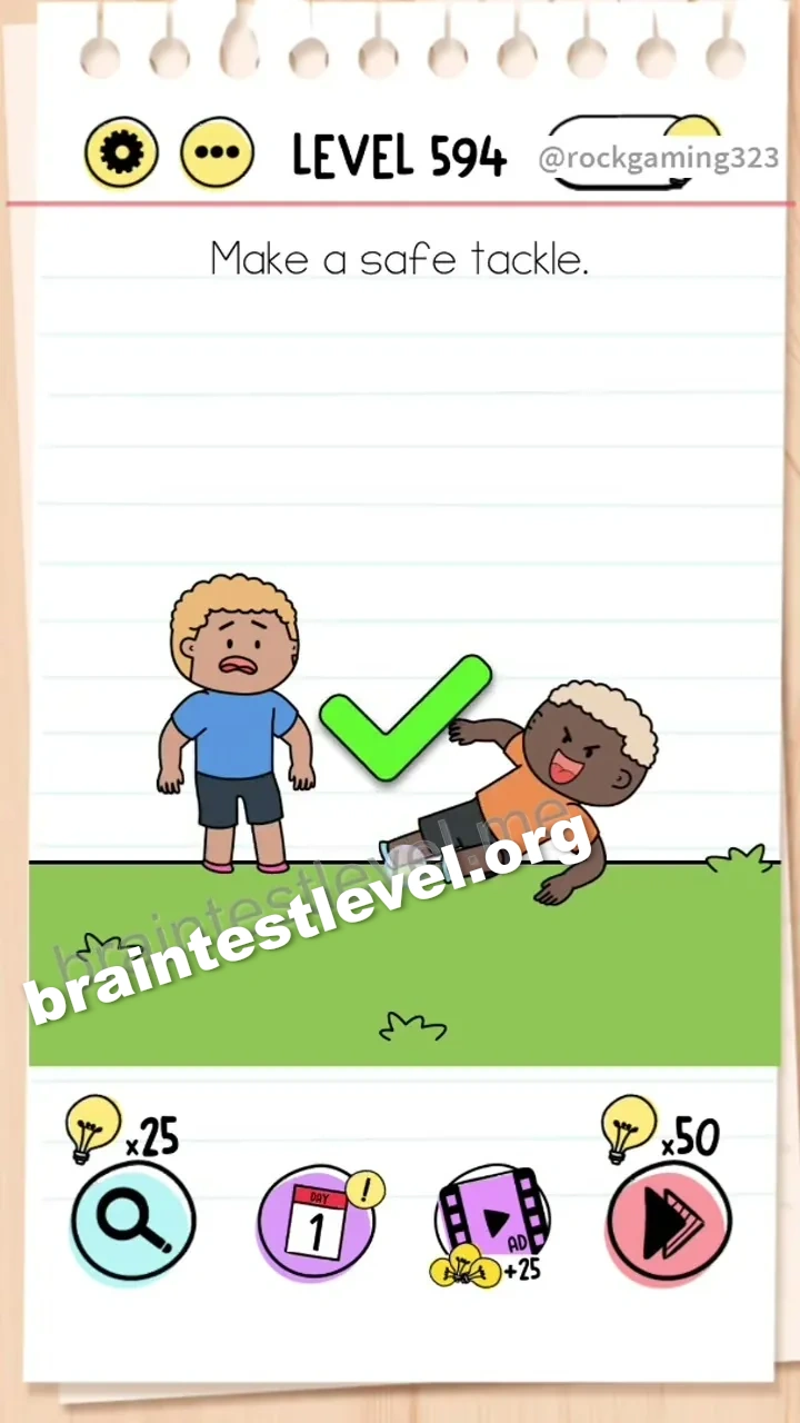 Brain Test Level 594 screenshot 2