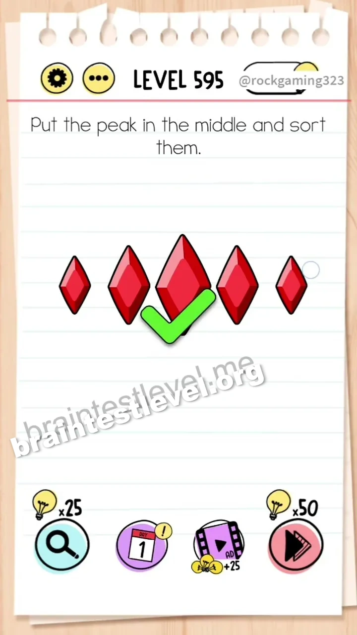 Brain Test Level 595 screenshot 2