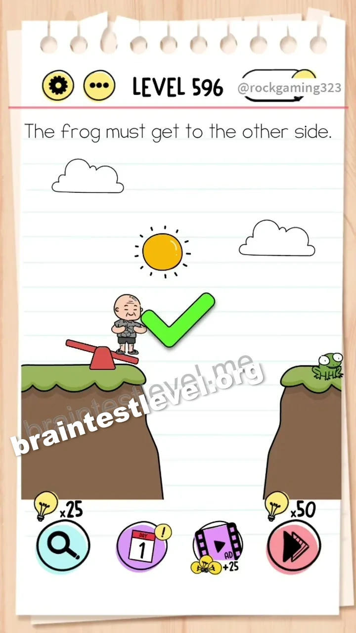 Brain Test Level 596 screenshot 2