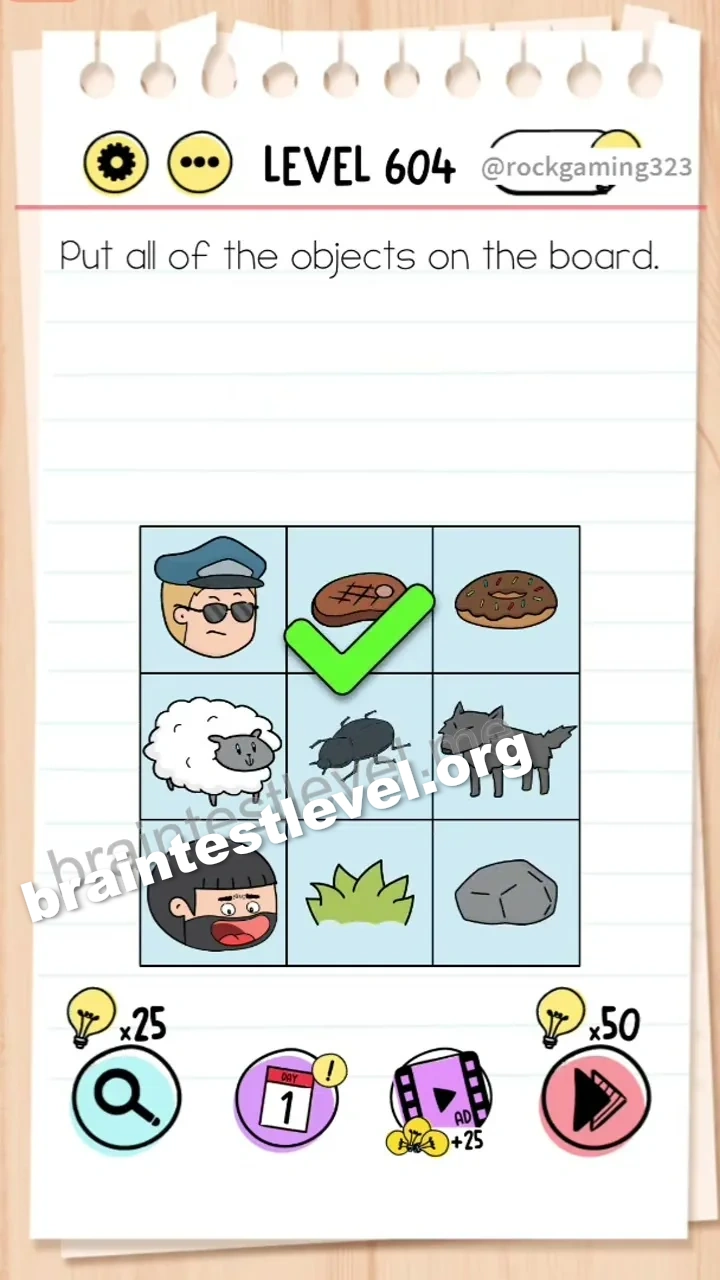 Brain Test Level 604 screenshot 2