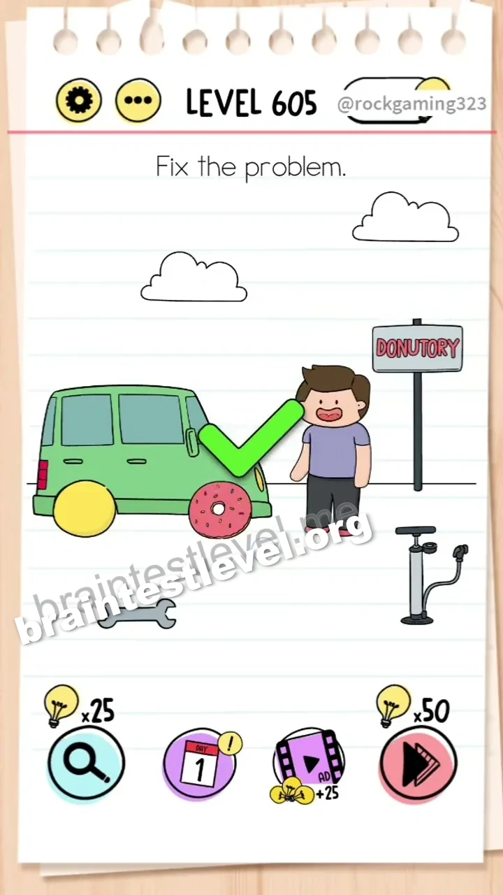 Brain Test Level 605 screenshot 2