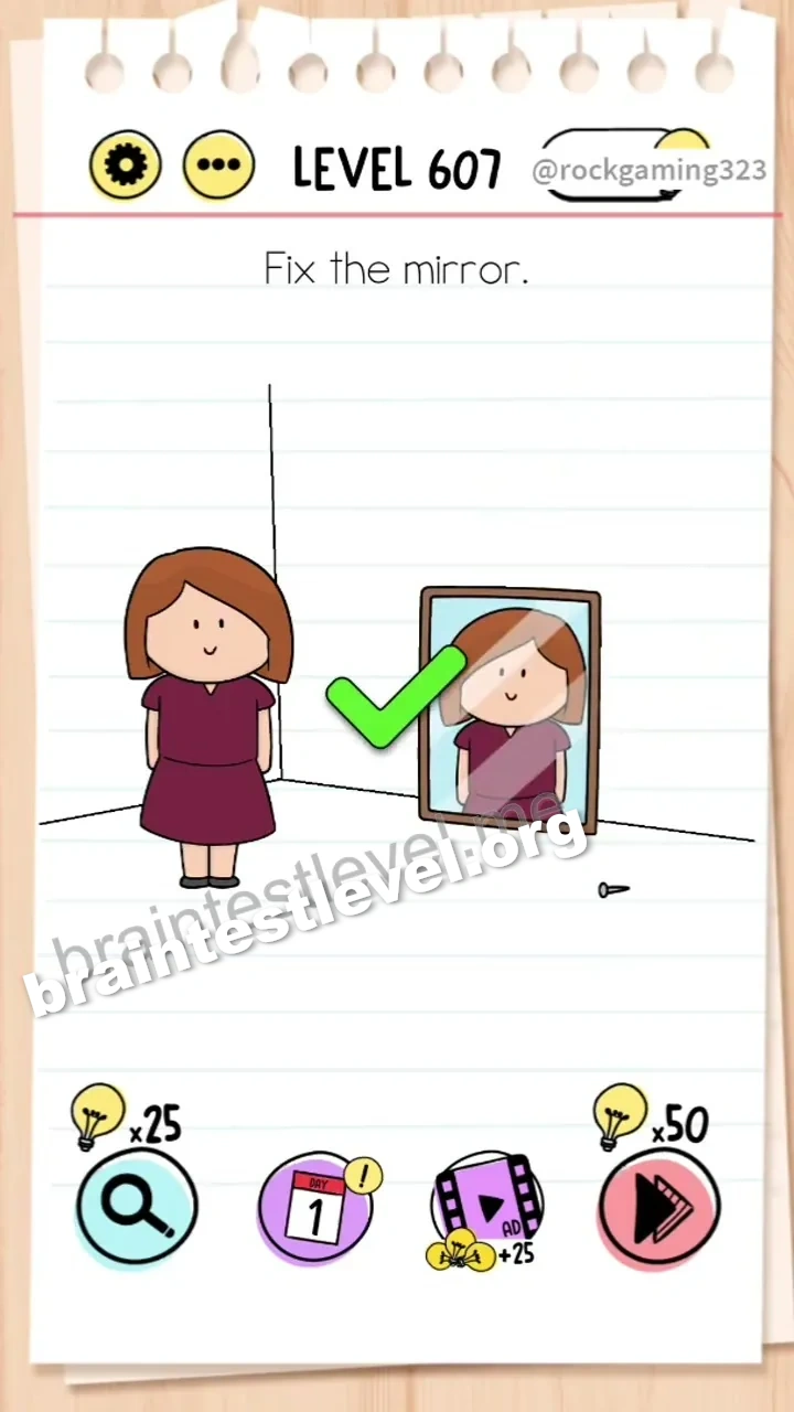 Brain Test Level 607 screenshot 2